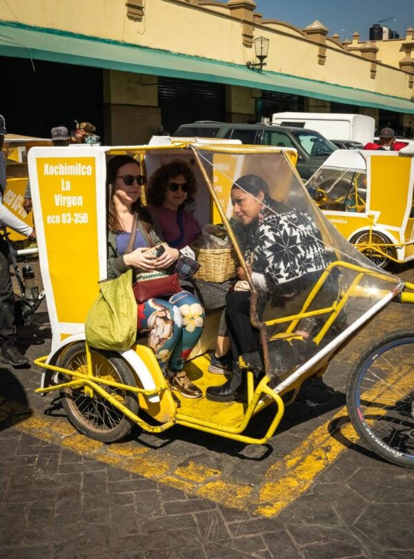 Bike taxi or pedicab ride